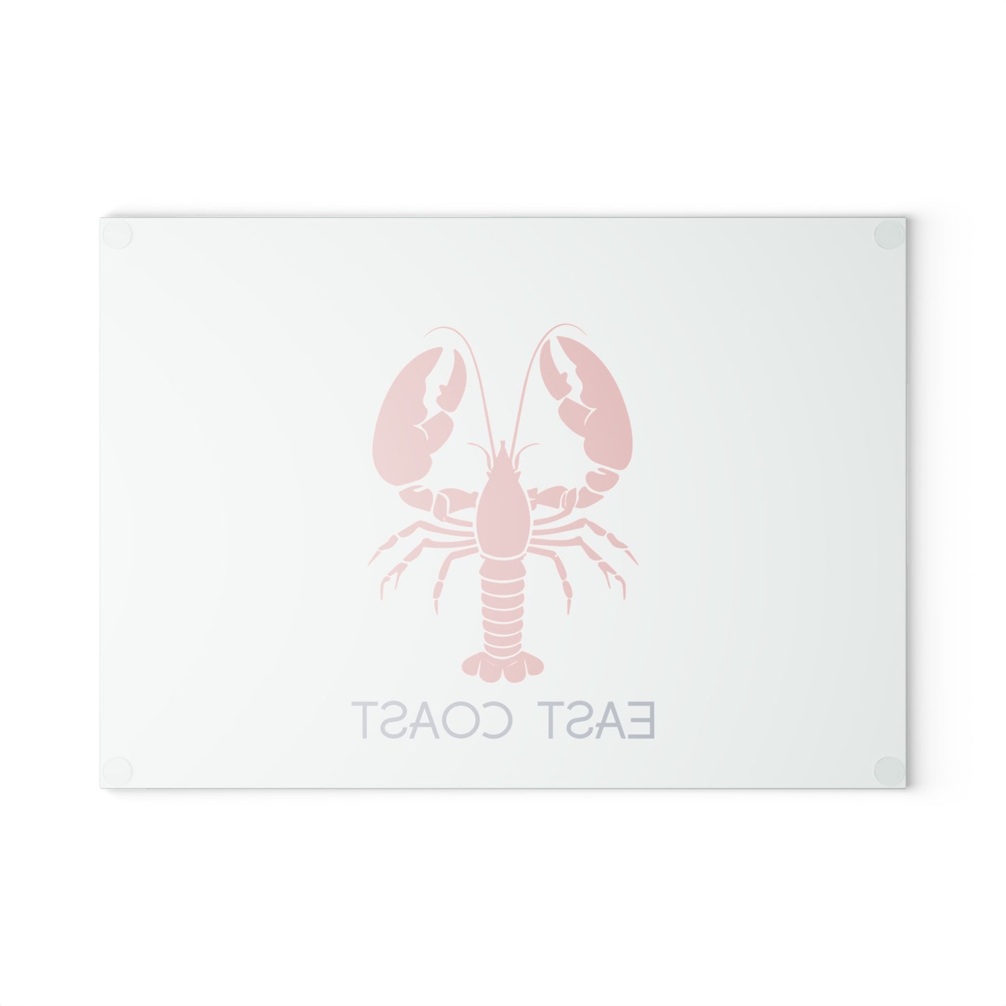 East Coast Lobster Glass Cutting Board