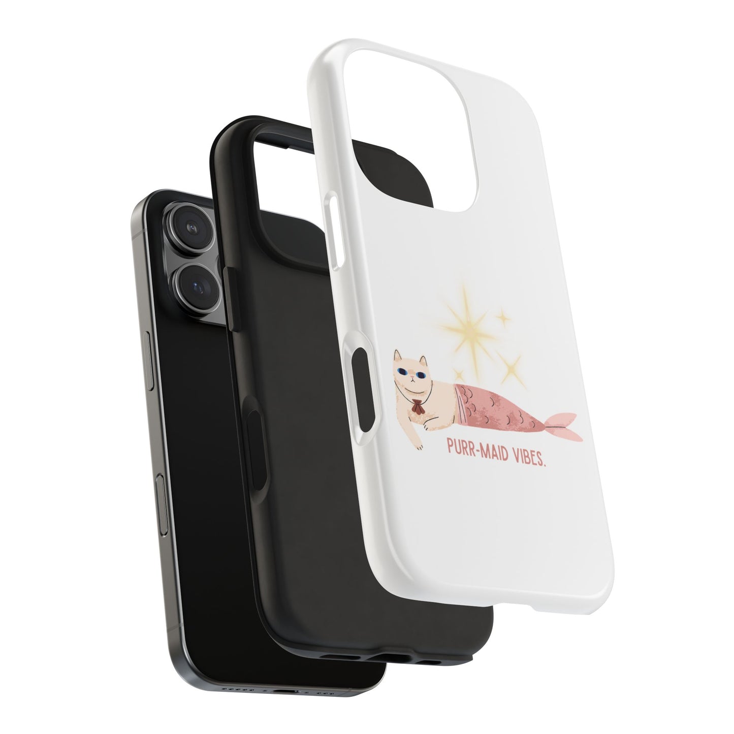 Mermaid Cat Tough Phone Case