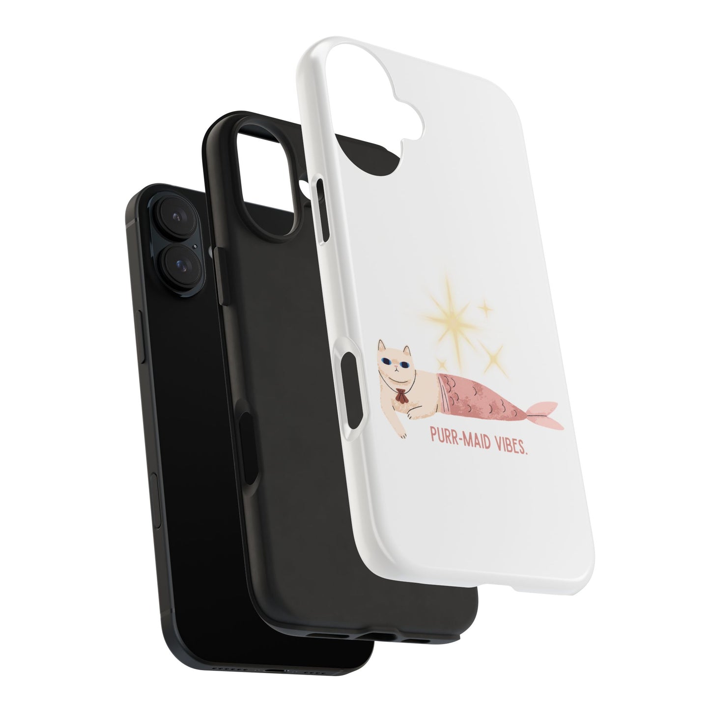 Mermaid Cat Tough Phone Case