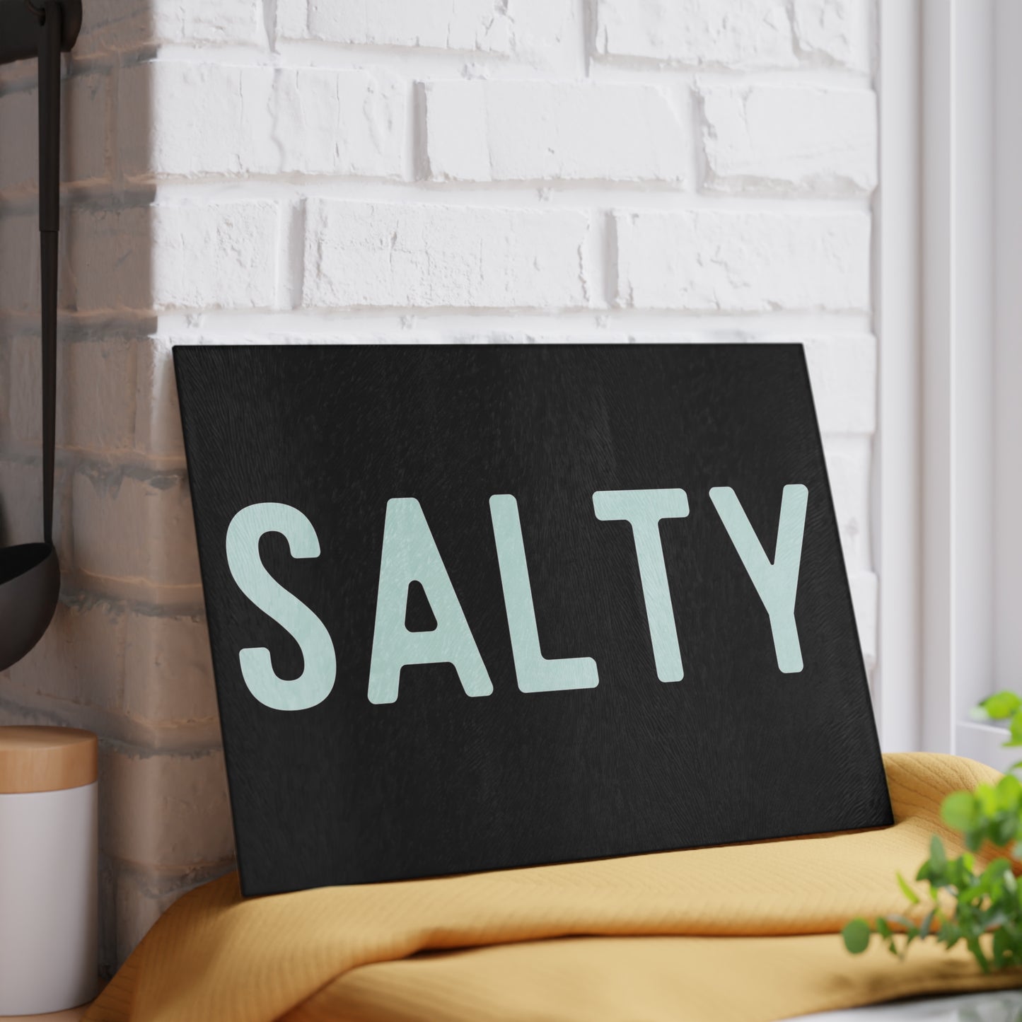 Salty Glass Cutting Board