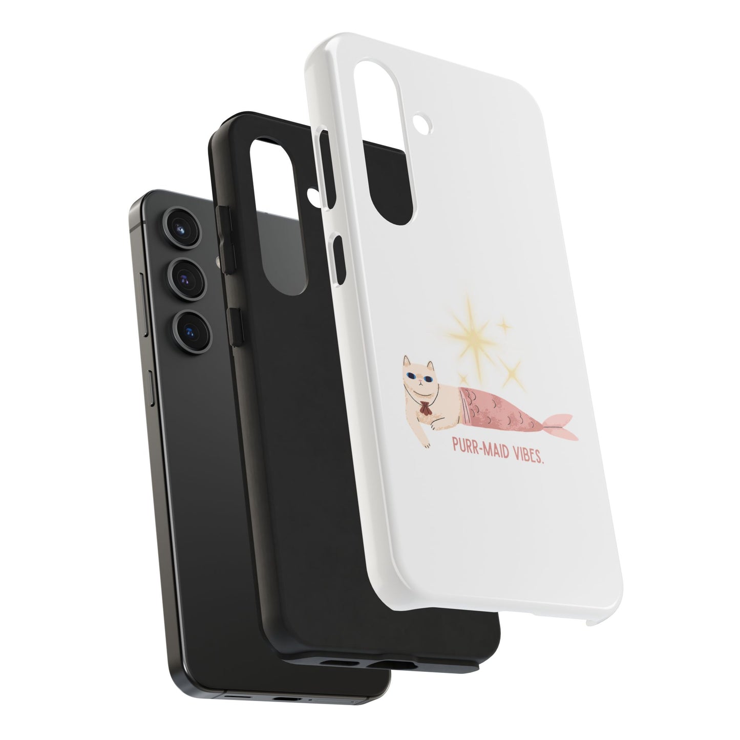 Mermaid Cat Tough Phone Case