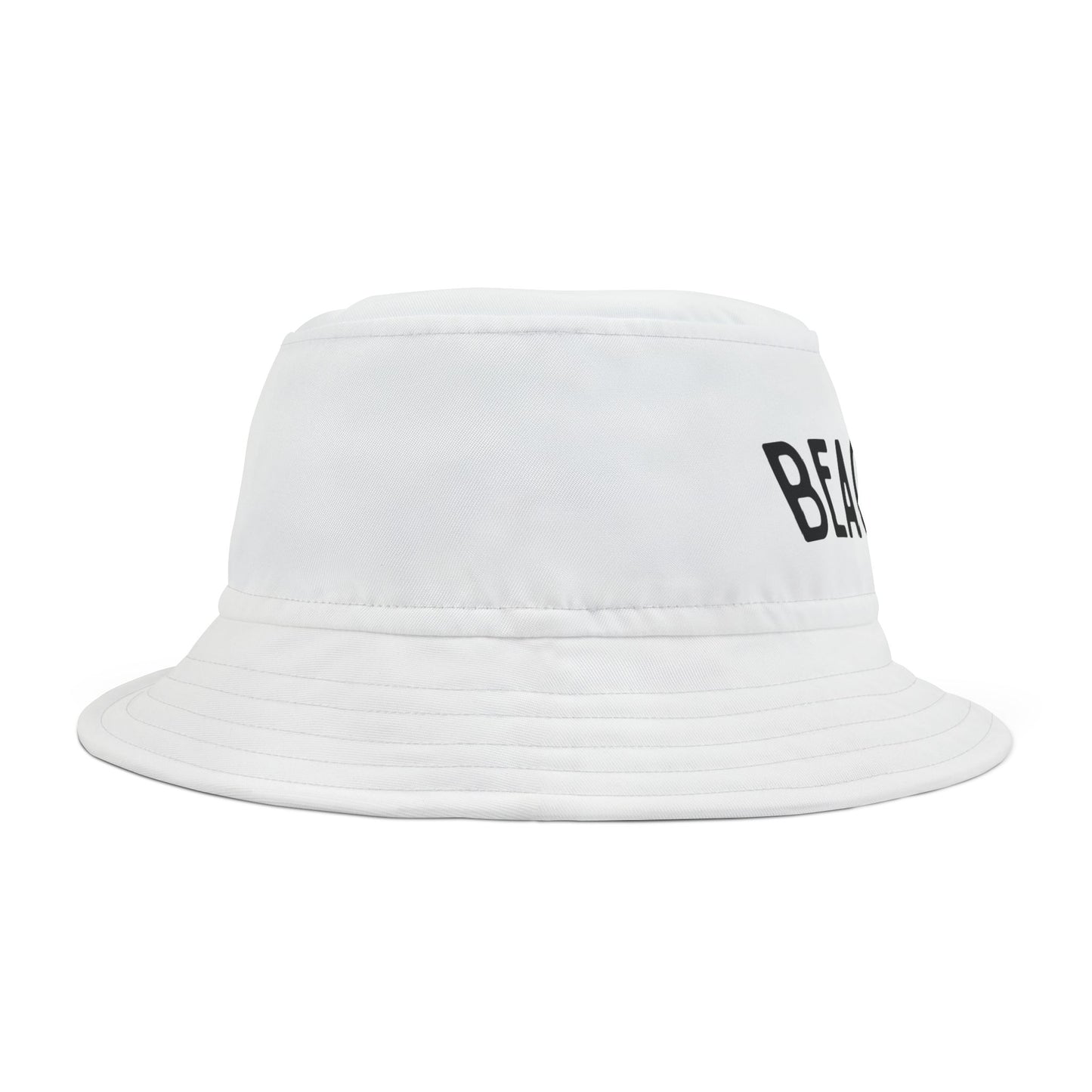 Beach Hair White Bucket Hat