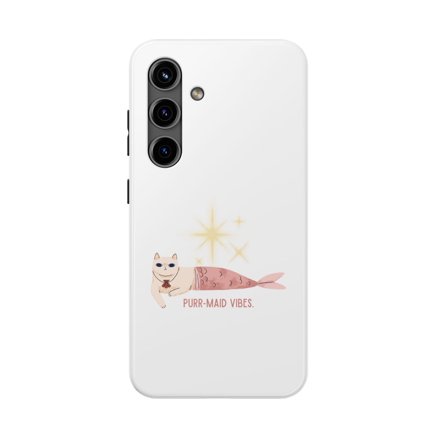 Mermaid Cat Tough Phone Case