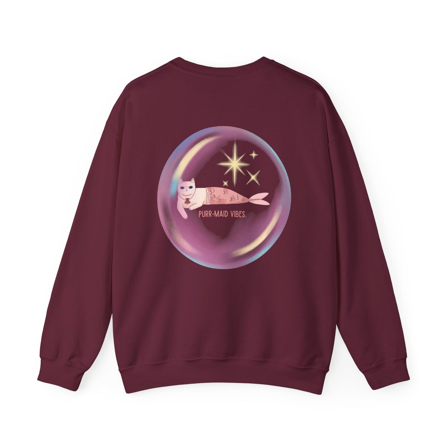 Mermaid Cat Crewneck Sweatshirt