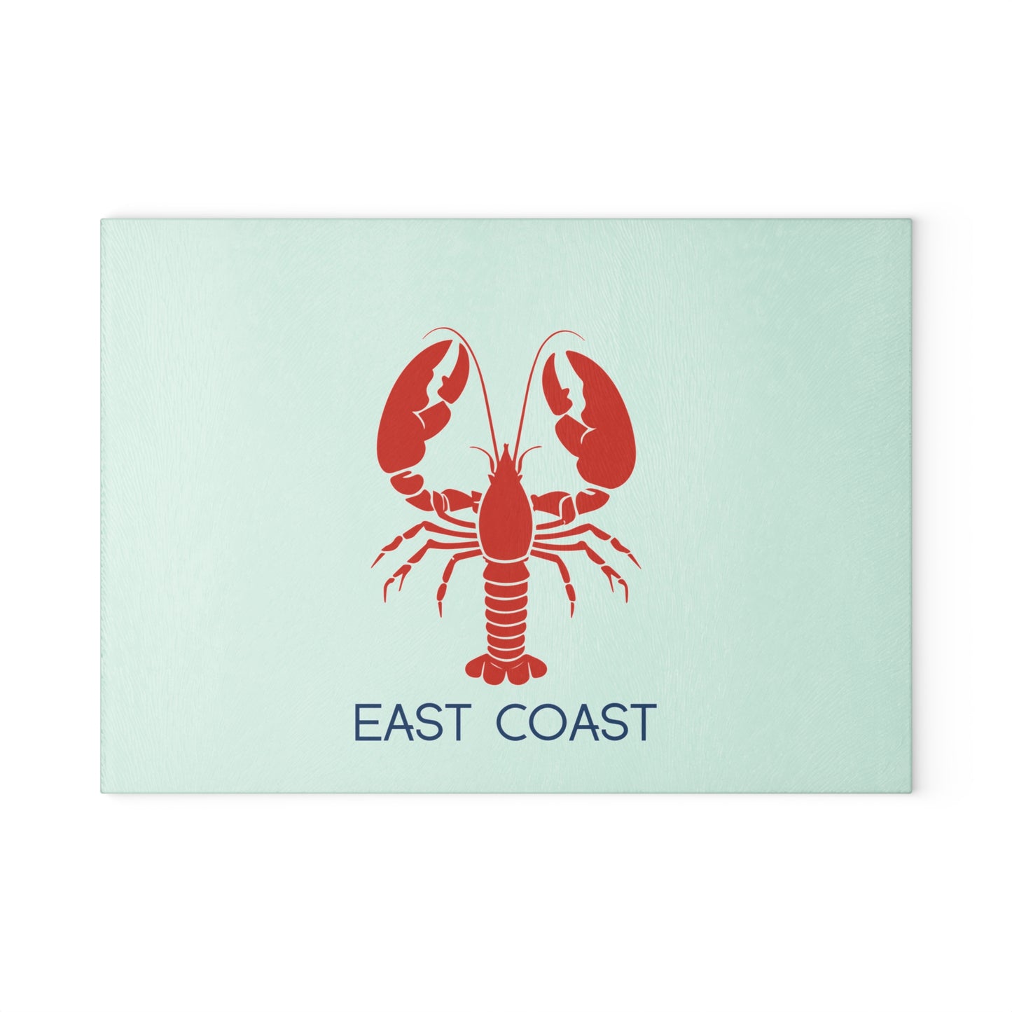East Coast Lobster Glass Cutting Board