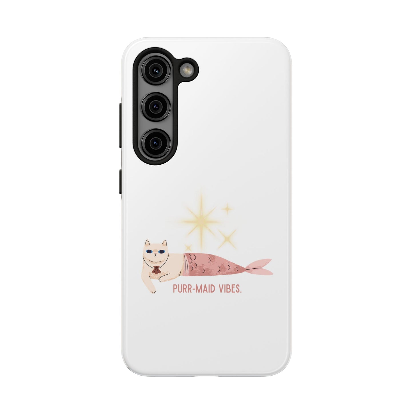 Mermaid Cat Tough Phone Case