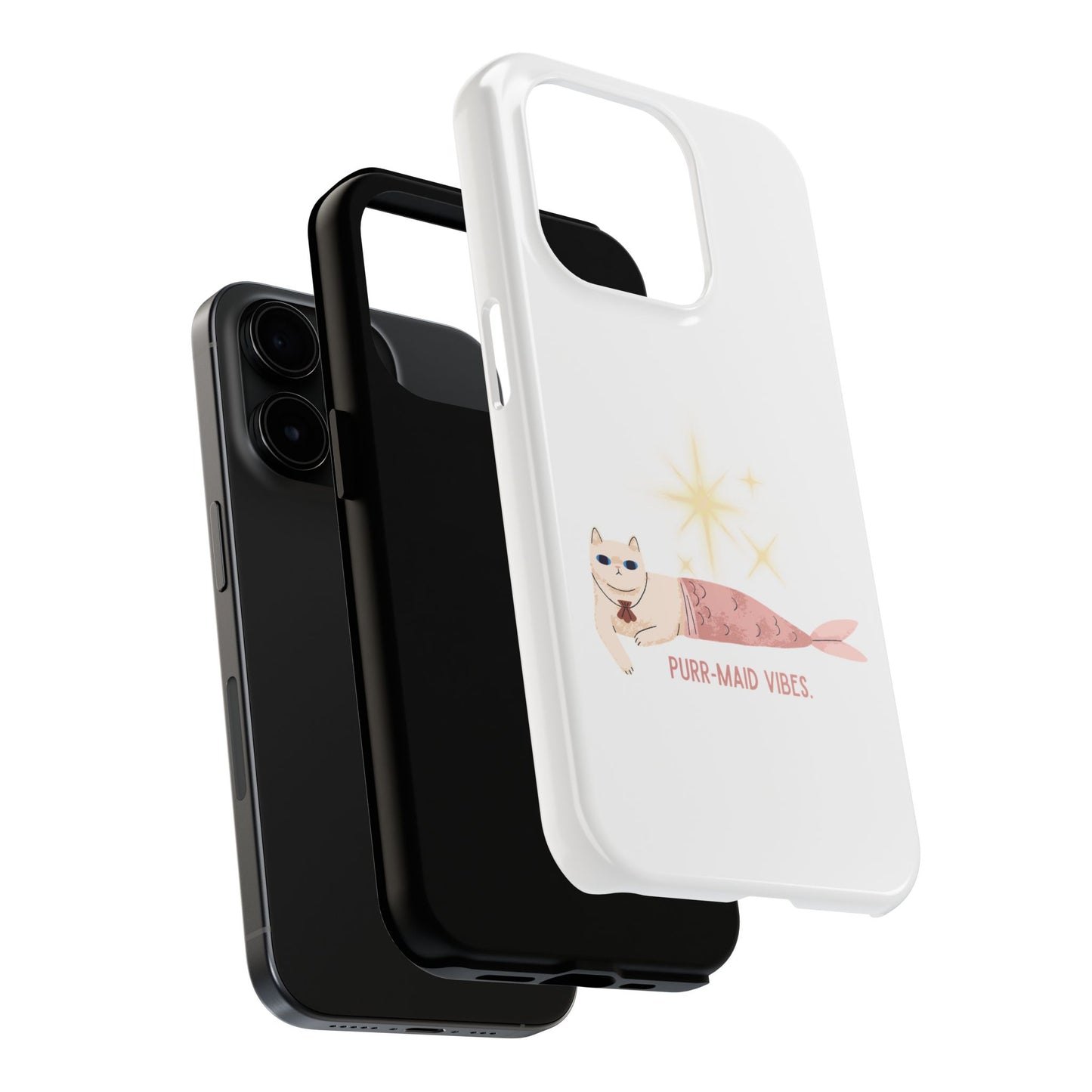 Mermaid Cat Tough Phone Case