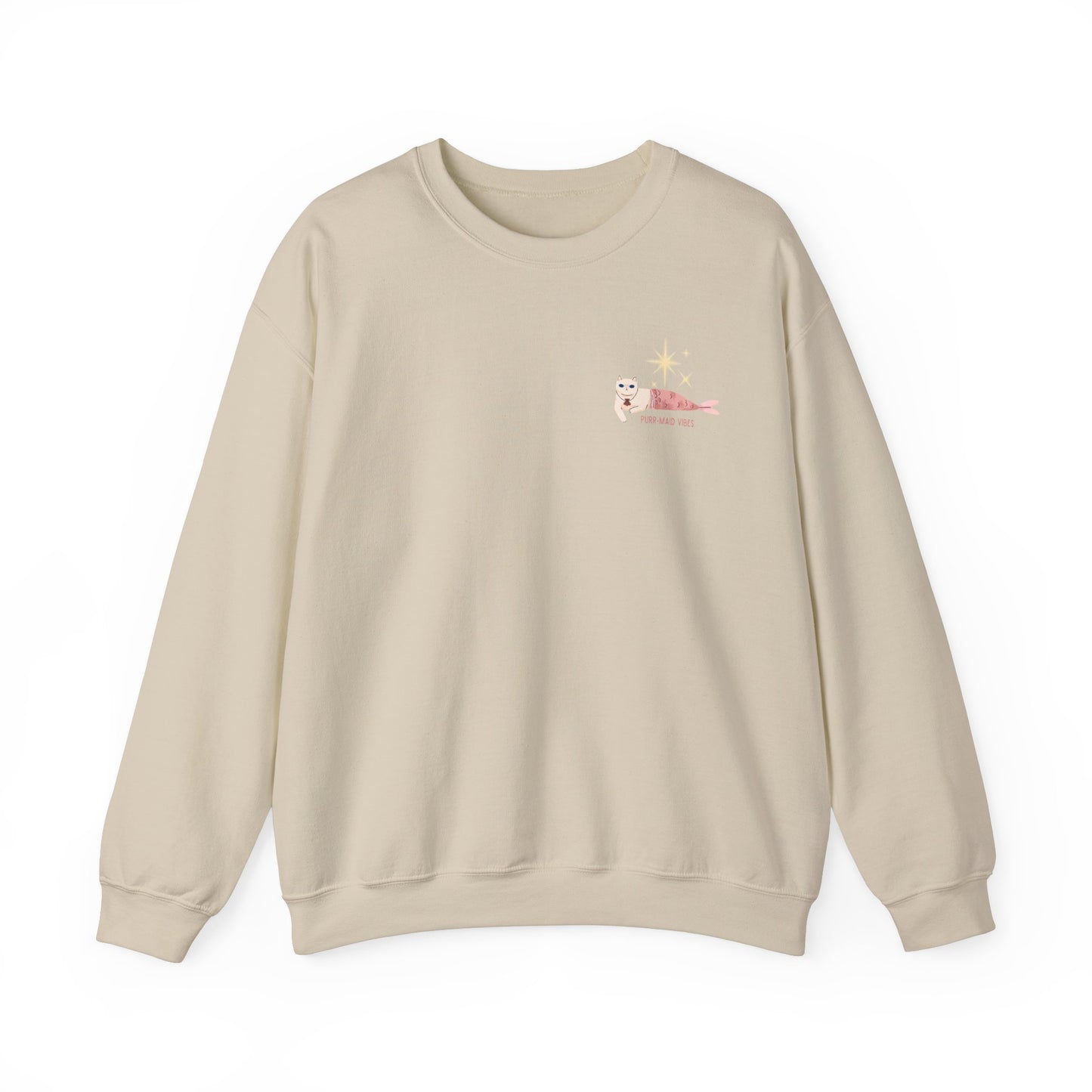 Mermaid Cat Crewneck Sweatshirt