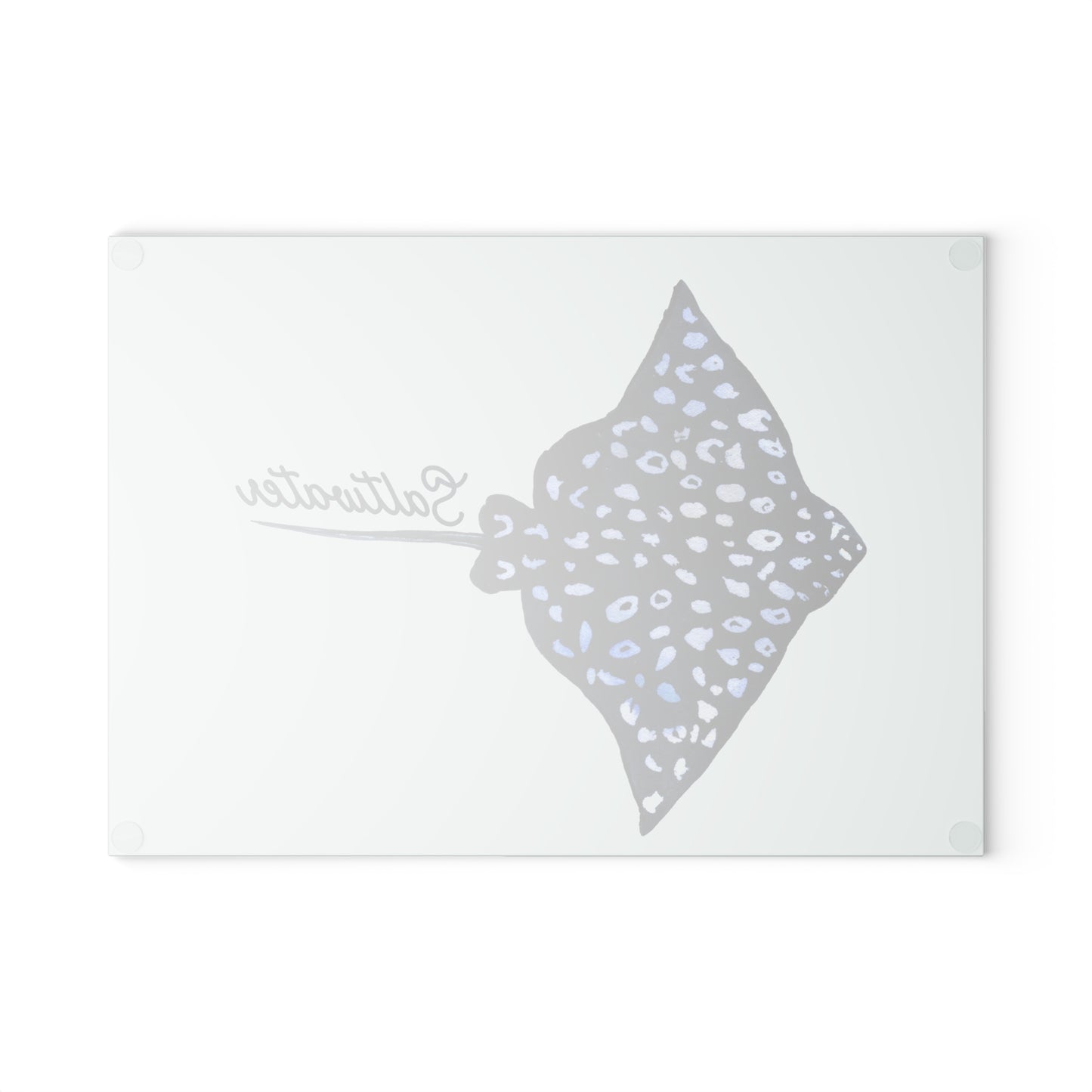 Stingray Saltwater Glass Cutting Board