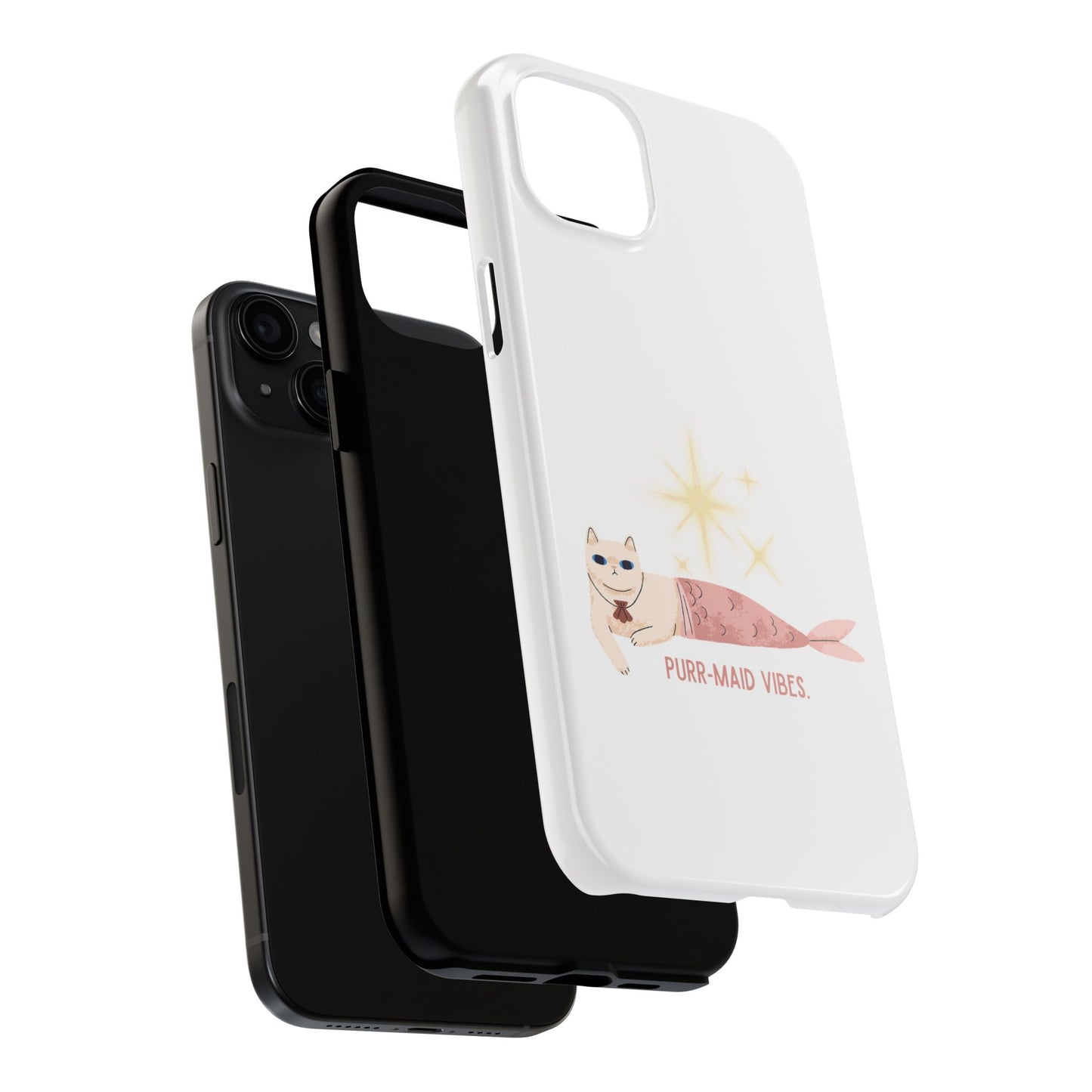 Mermaid Cat Tough Phone Case