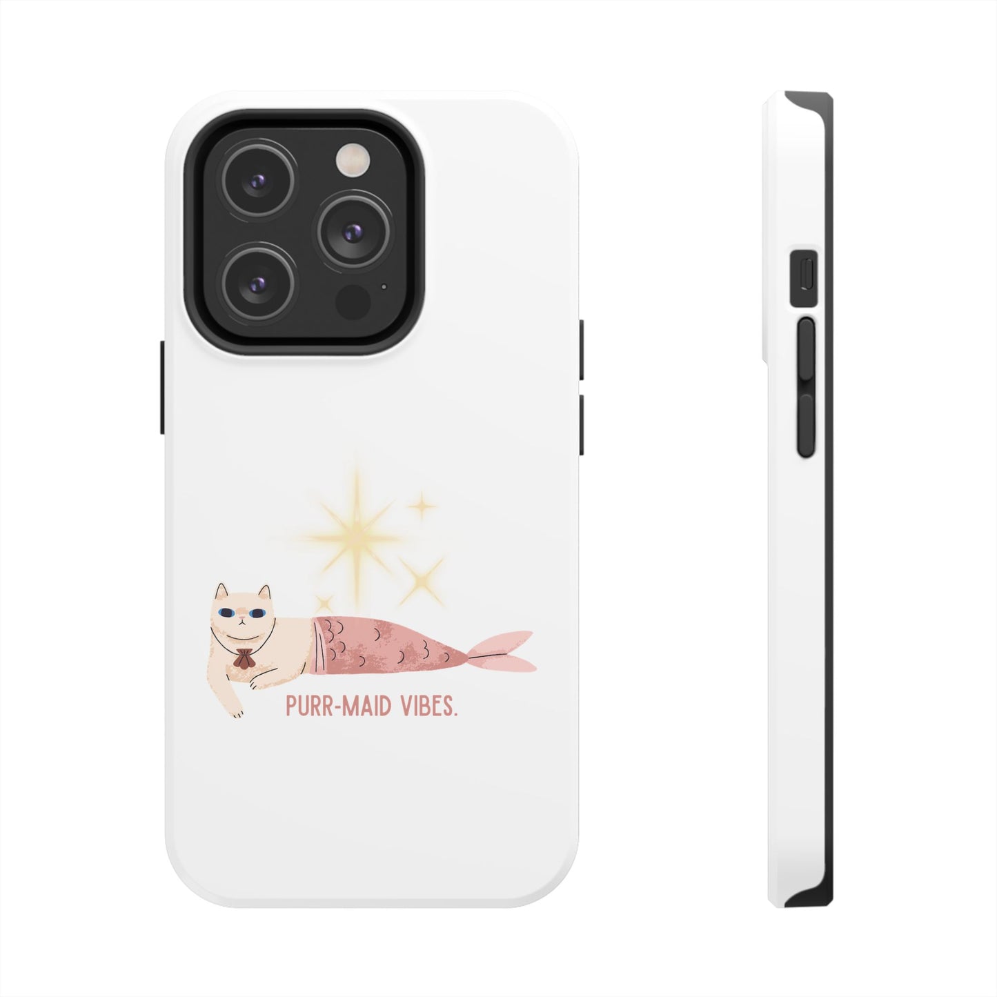 Mermaid Cat Tough Phone Case