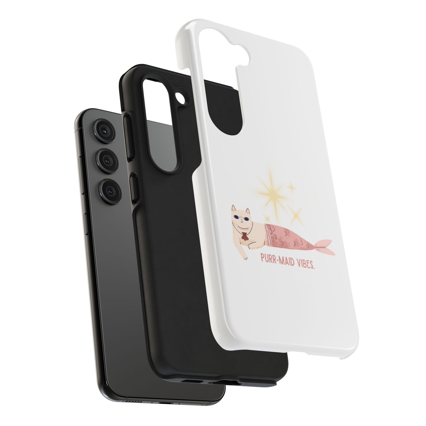 Mermaid Cat Tough Phone Case