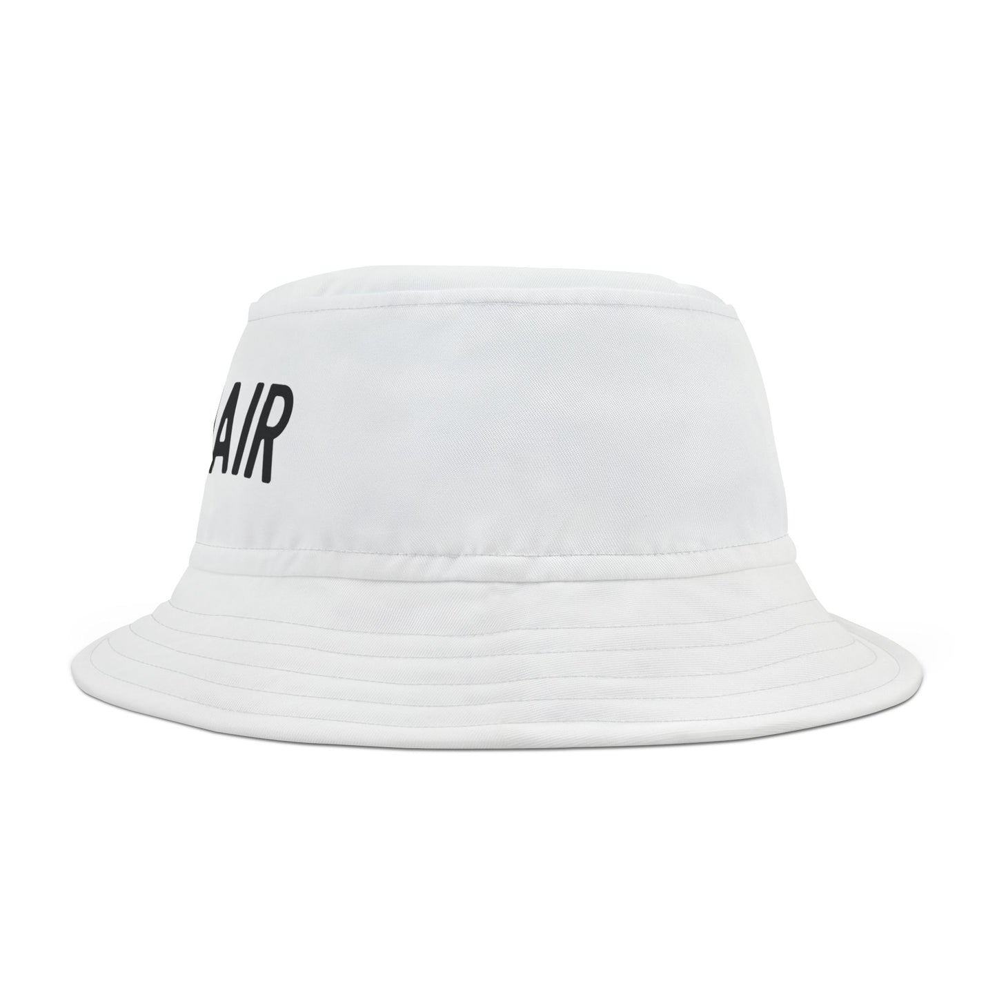 Boat Hair White Bucket Hat