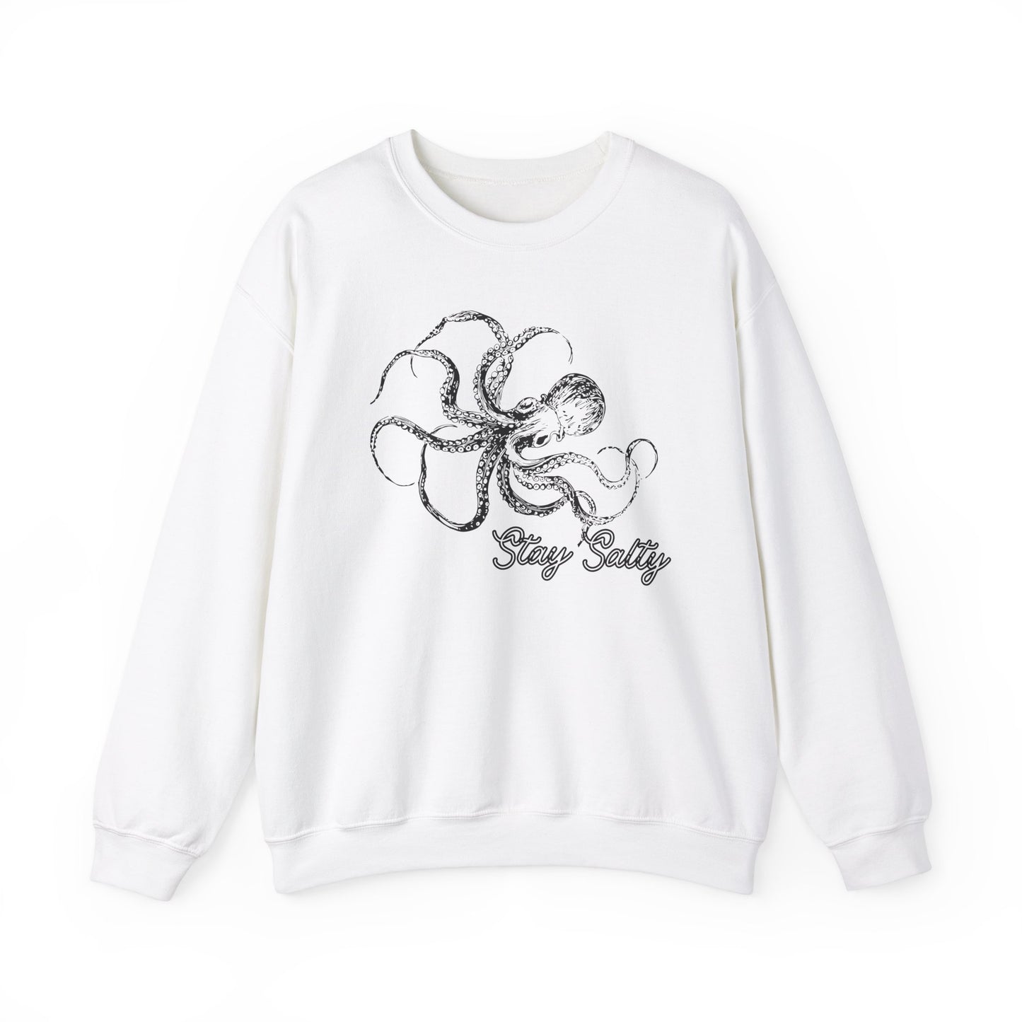 Stay Salty Octopus Crewneck Sweatshirt