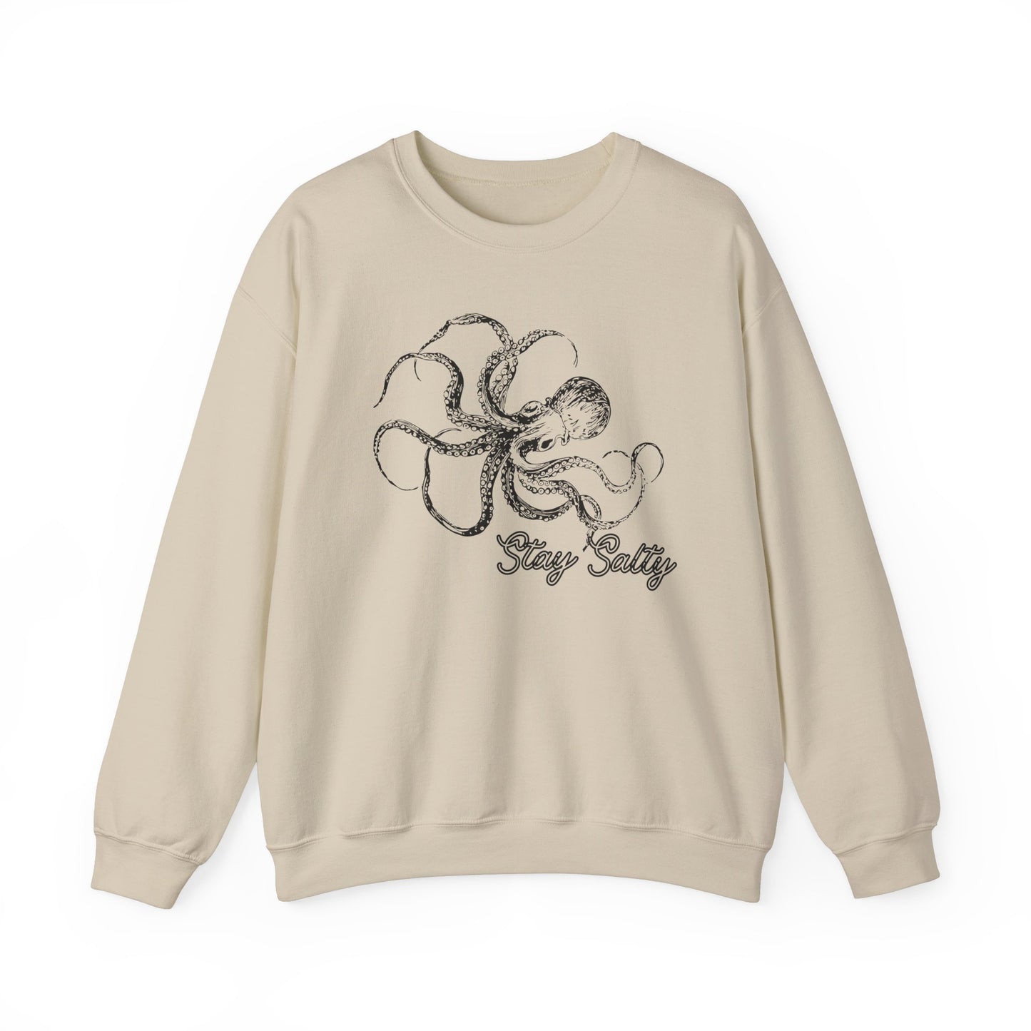 Stay Salty Octopus Crewneck Sweatshirt