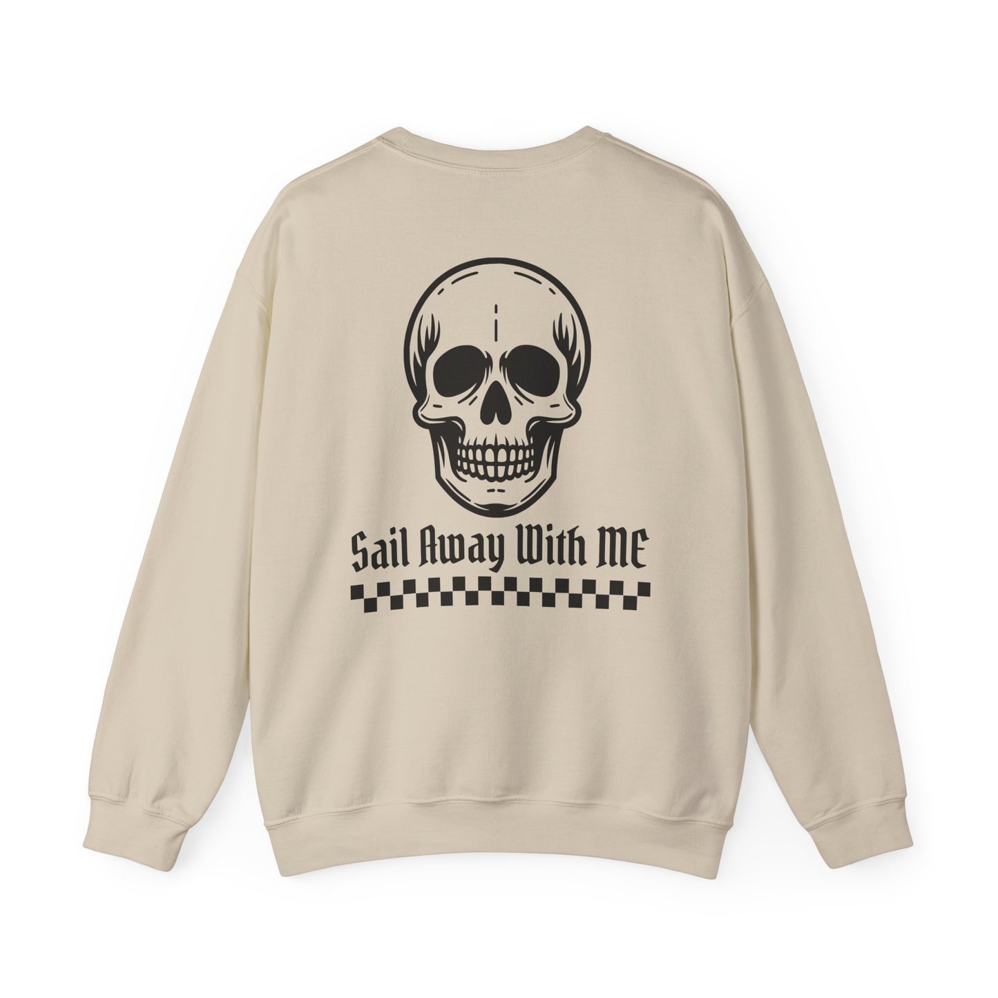 Sail Away Skull Crewneck Sweatshirt