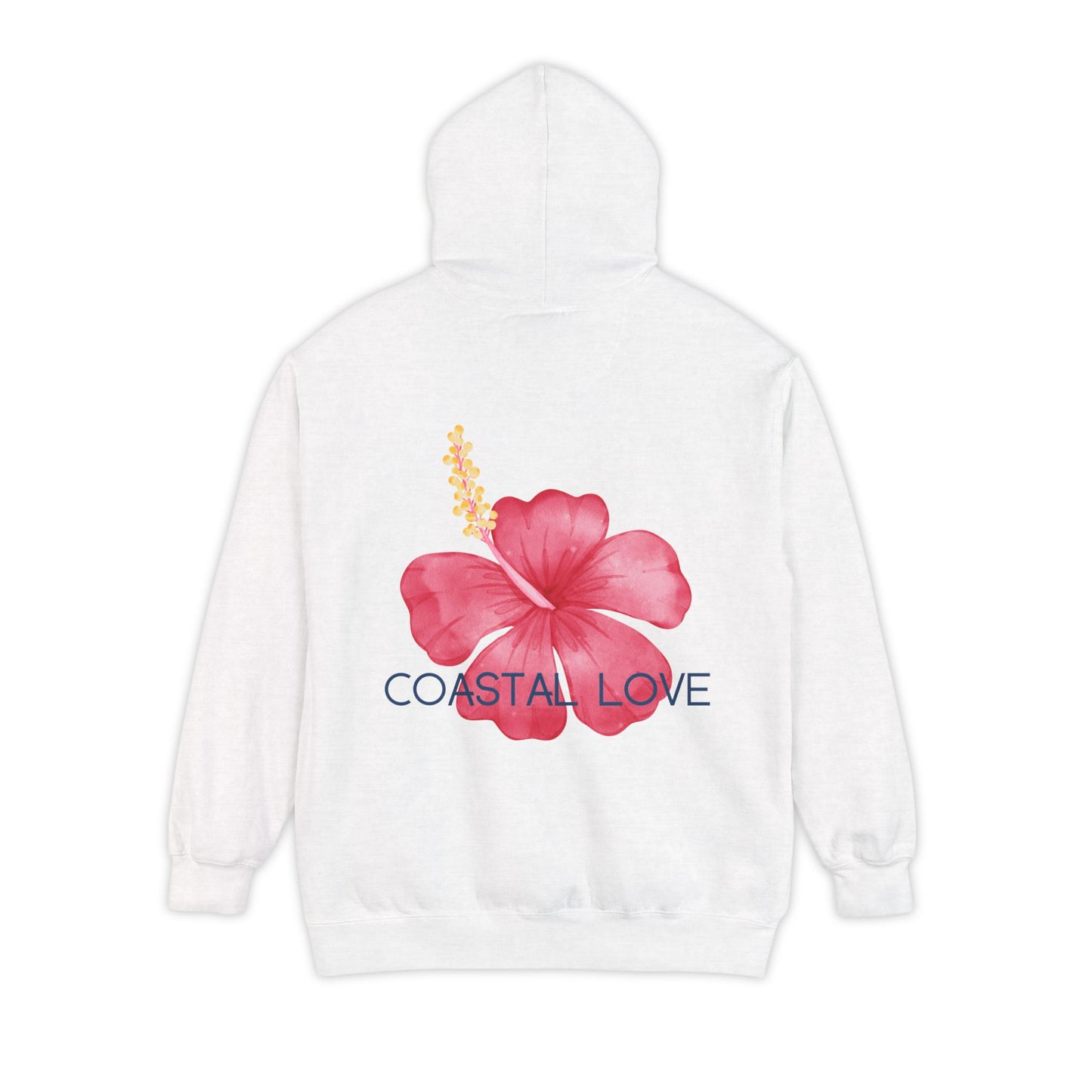 Coastal Love Hibiscus Hoodie