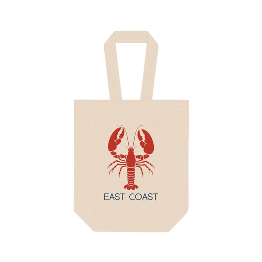 East Coast Lobster Double Wine Tote Bag