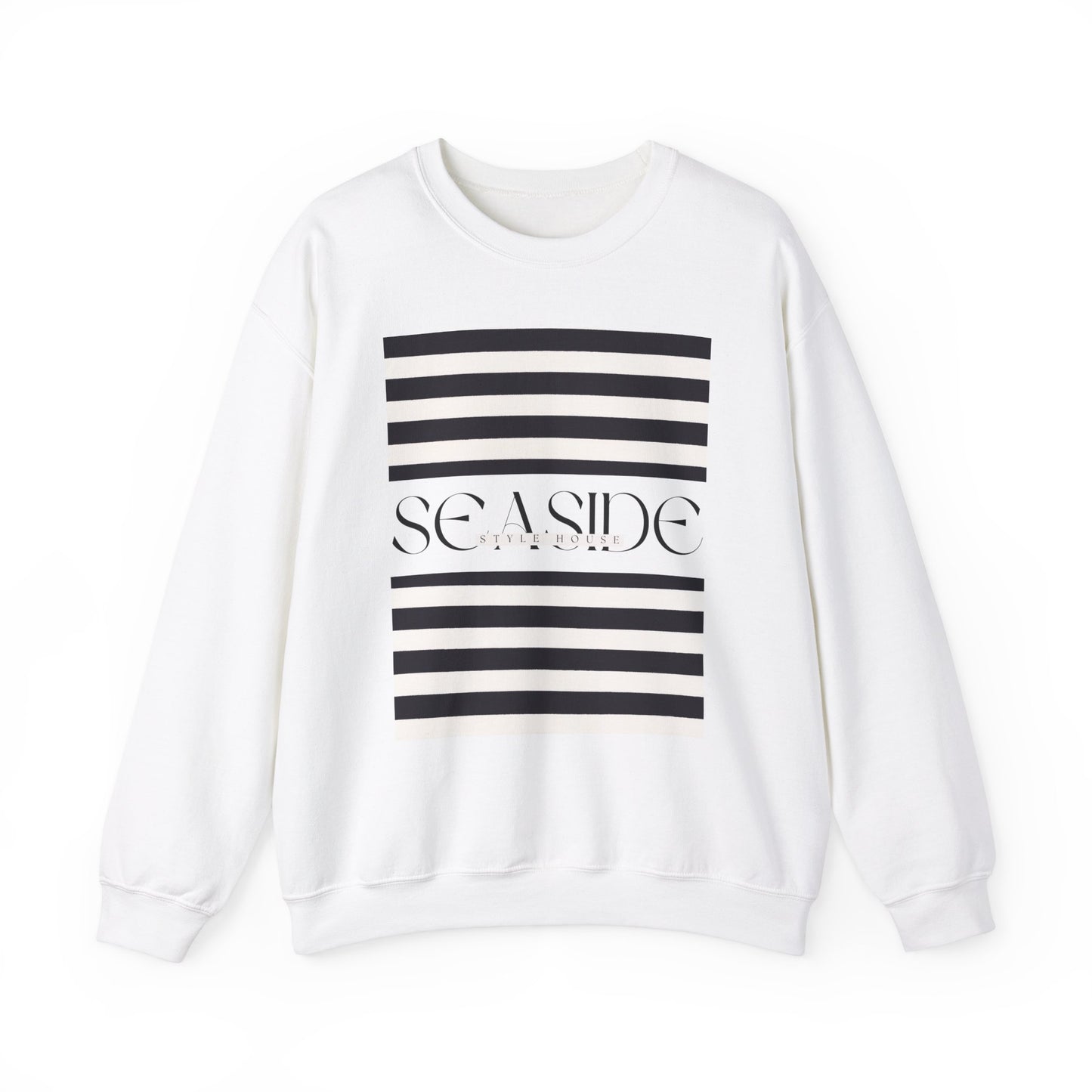 Seaside Style House Crewneck Sweatshirt