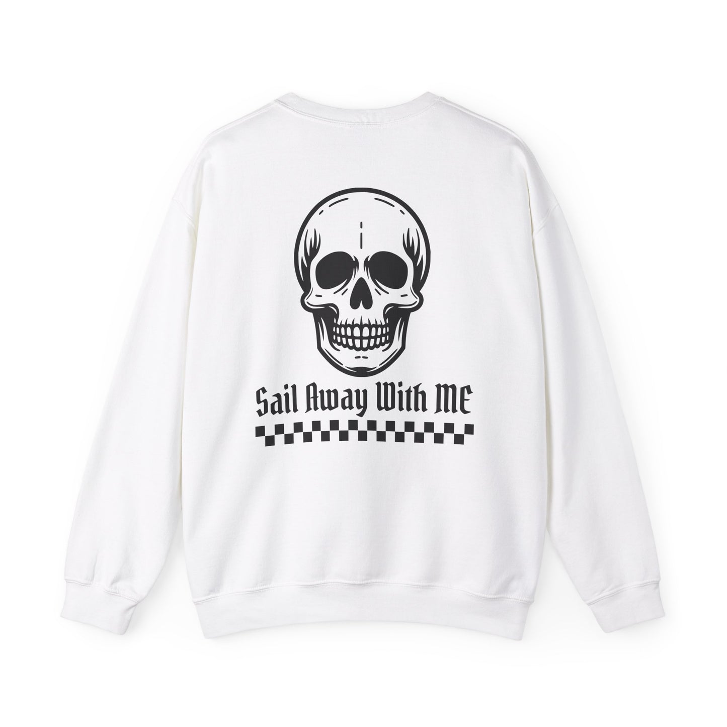 Sail Away Skull Crewneck Sweatshirt