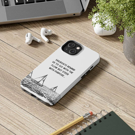 Sailboats Tough Phone Case