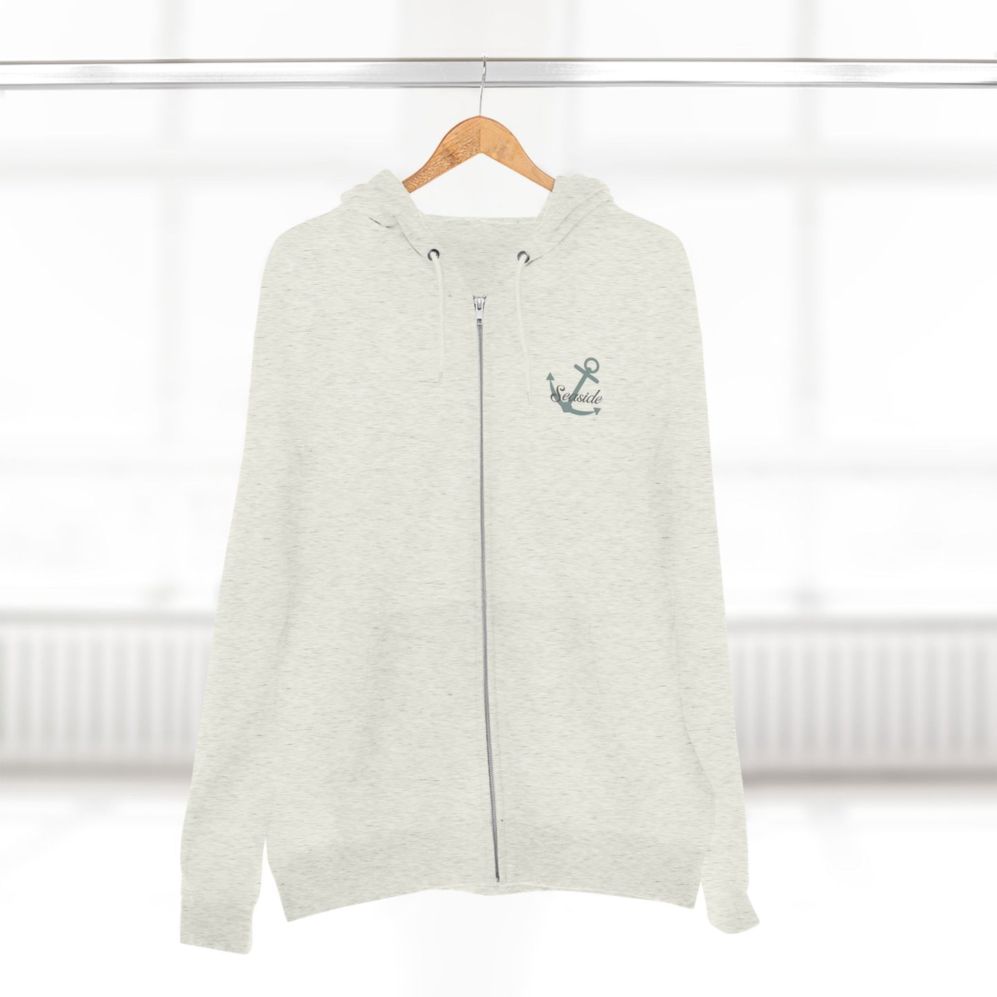 Seaside Beach Zip-Up Hoodie