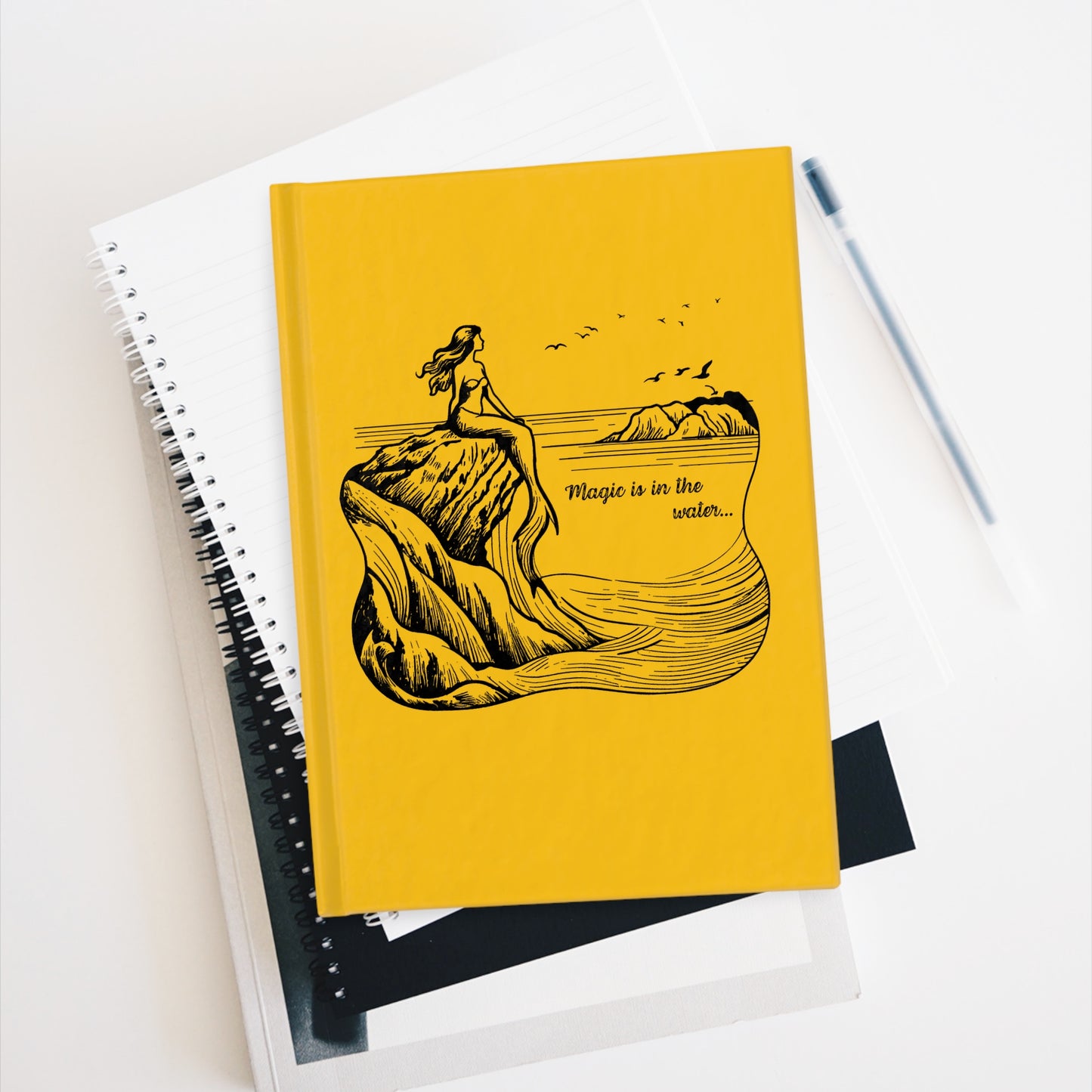 Yellow Mermaid Magic Journal