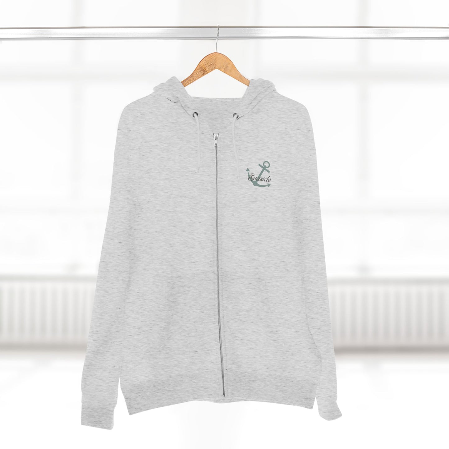 Seaside Beach Zip-Up Hoodie