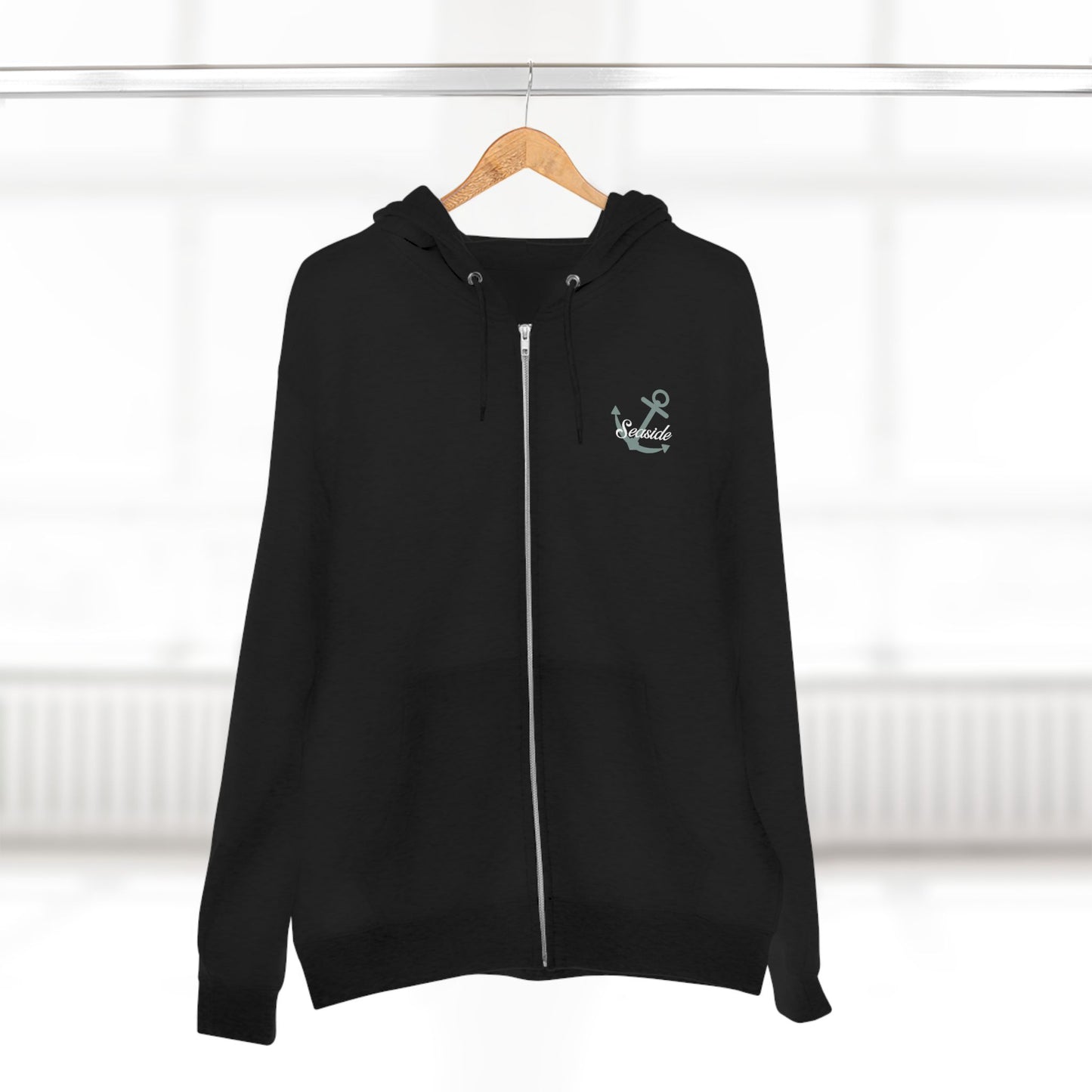 Seaside Beach Zip-Up Hoodie