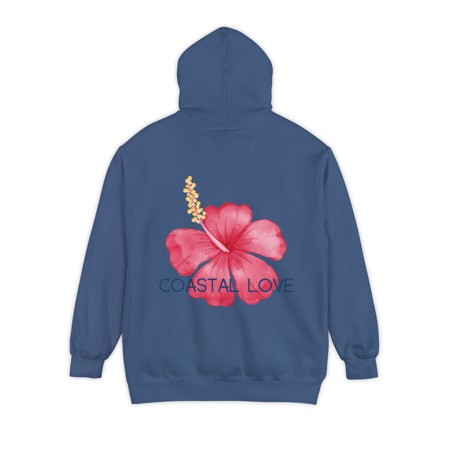 Coastal Love Hibiscus Hoodie