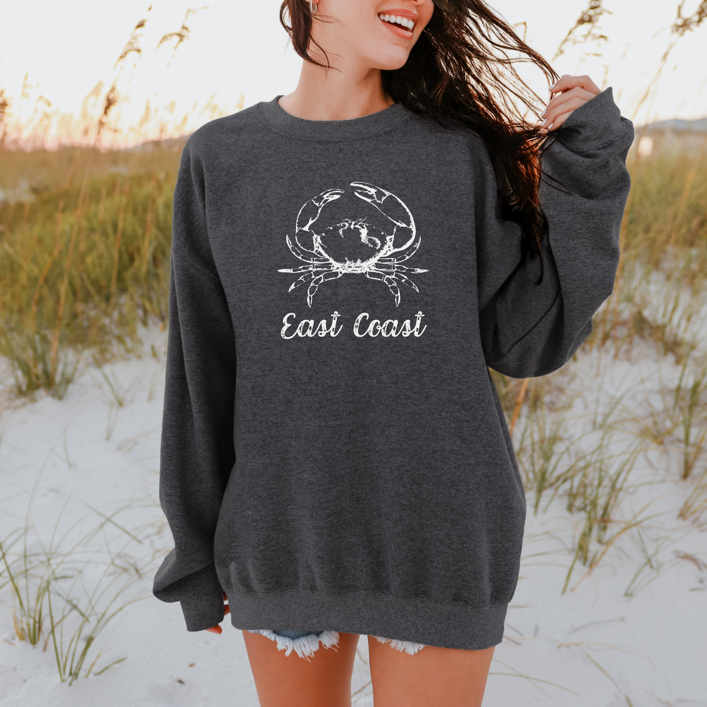 East Coast Crab Crewneck Sweatshirt