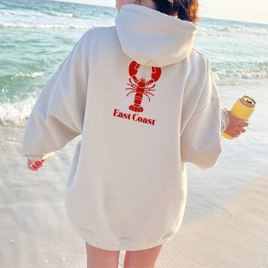 East Coast Lobster Sweatshirt Hoodie