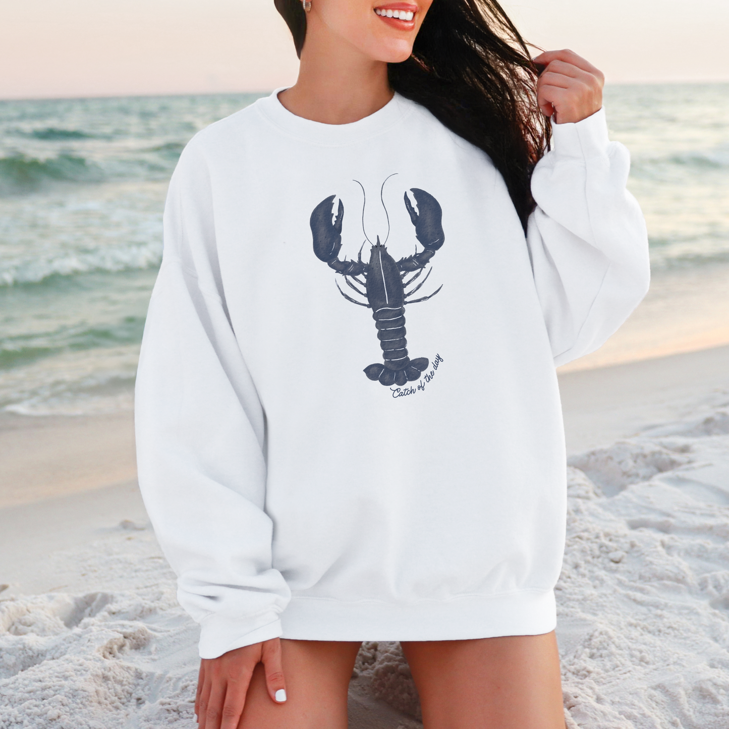 Blue Lobster Crewneck Sweatshirt