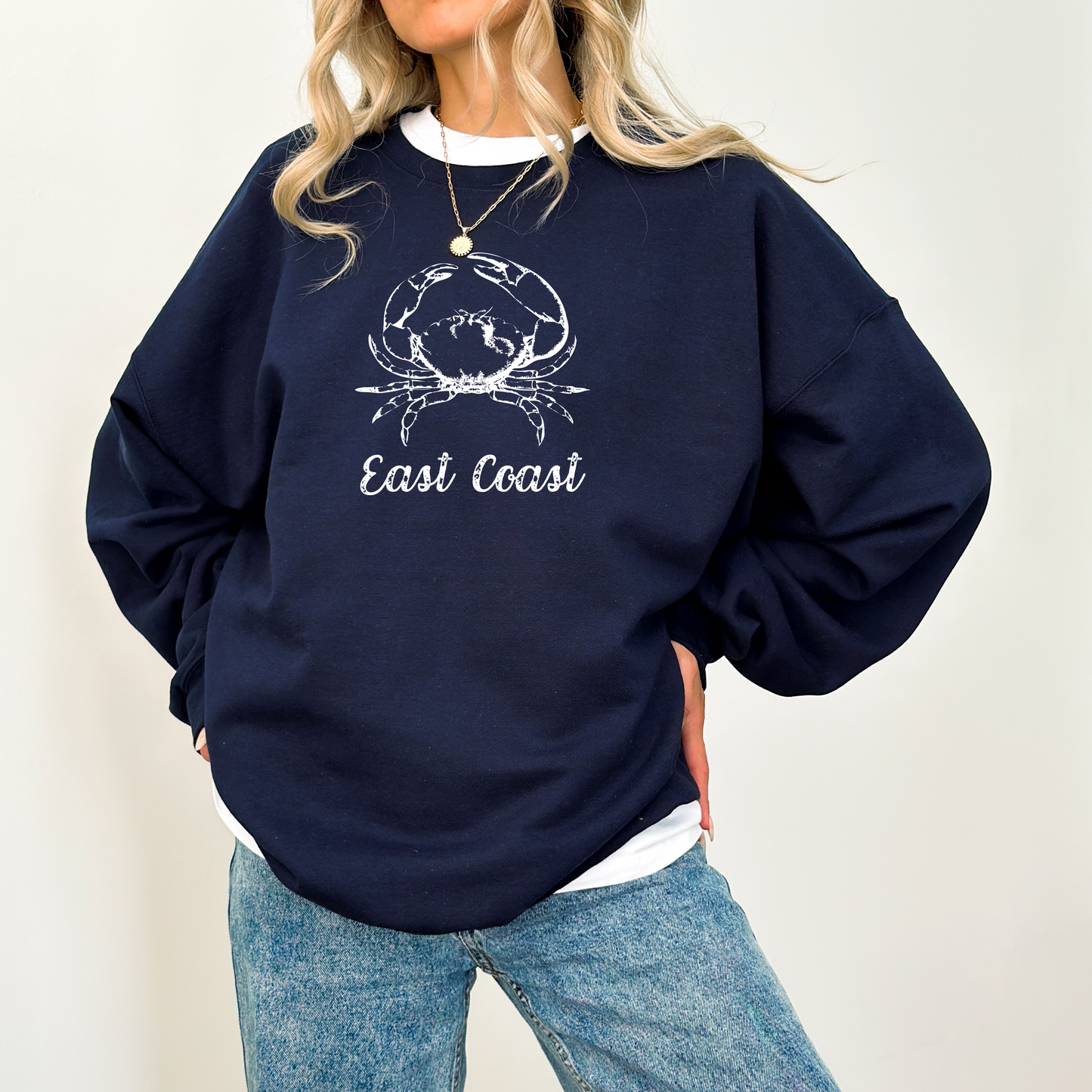 East Coast Crab Crewneck Sweatshirt