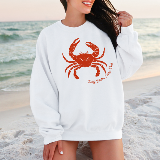 Salty Crab Crewneck Sweatshirt