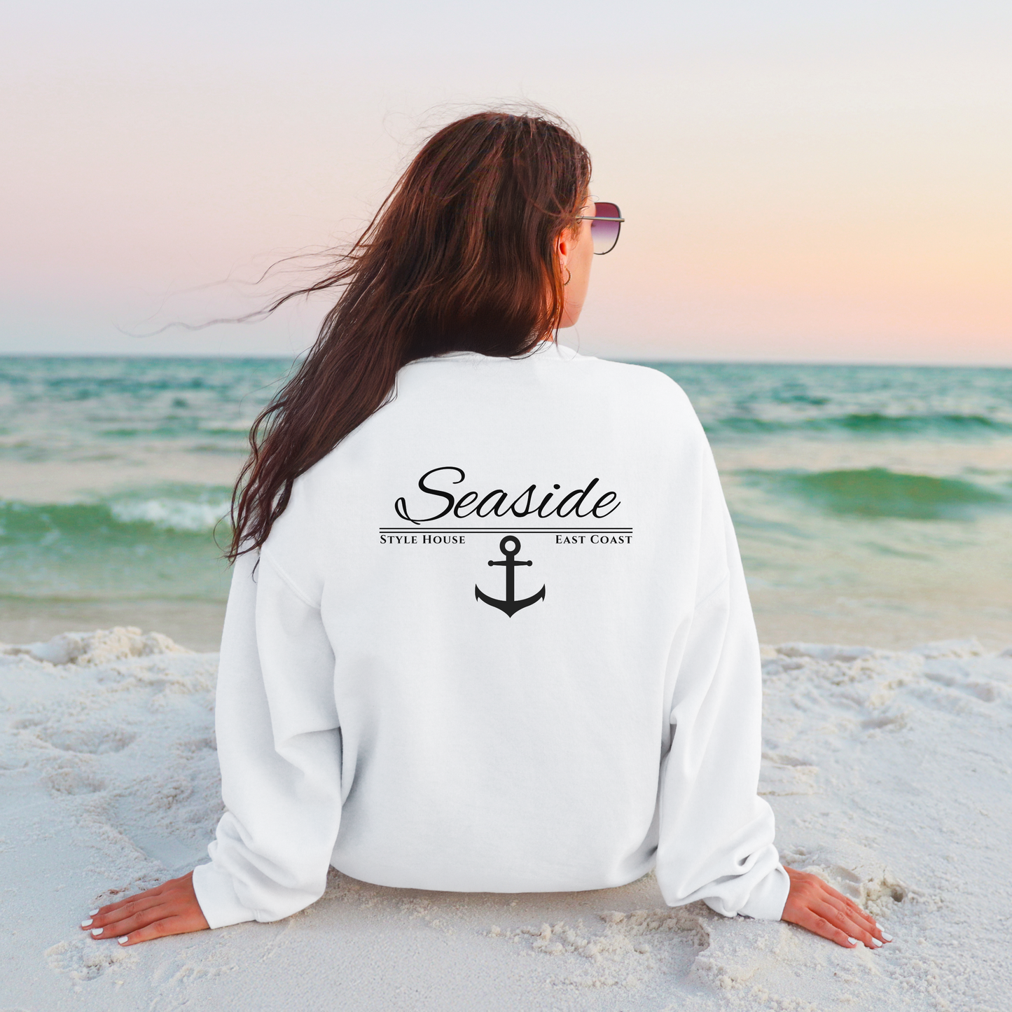 Classic Seaside Crewneck Sweatshirt