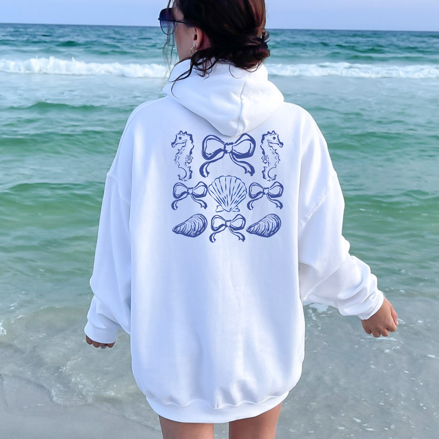 Bow Hooded Sweatshirt