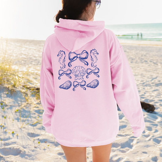 Bow Hooded Sweatshirt