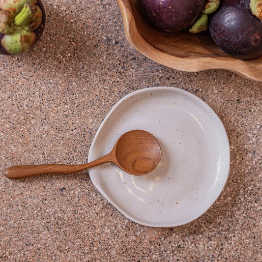 Teak Sugar Spoon