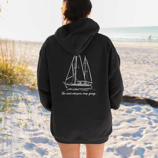 Sailboat Hooded Sweatshirt